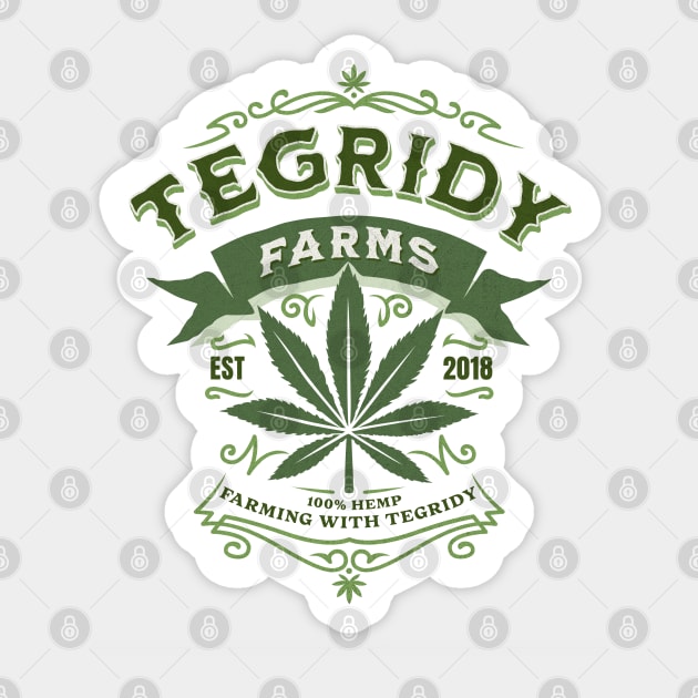 Tegridy Farms, Farming with Tegridy. Sticker by Brookcliff